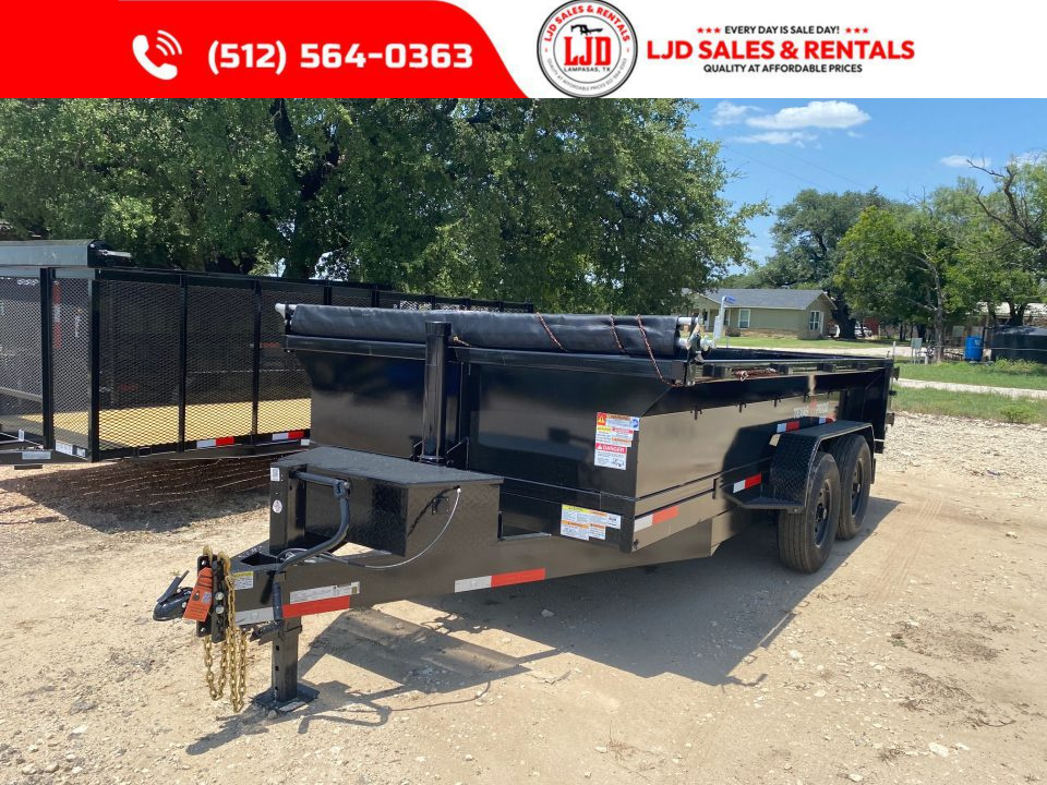 New 2026 Texas Pride - 7' X 14' 2' - Ramps - 14K Dump Trailer