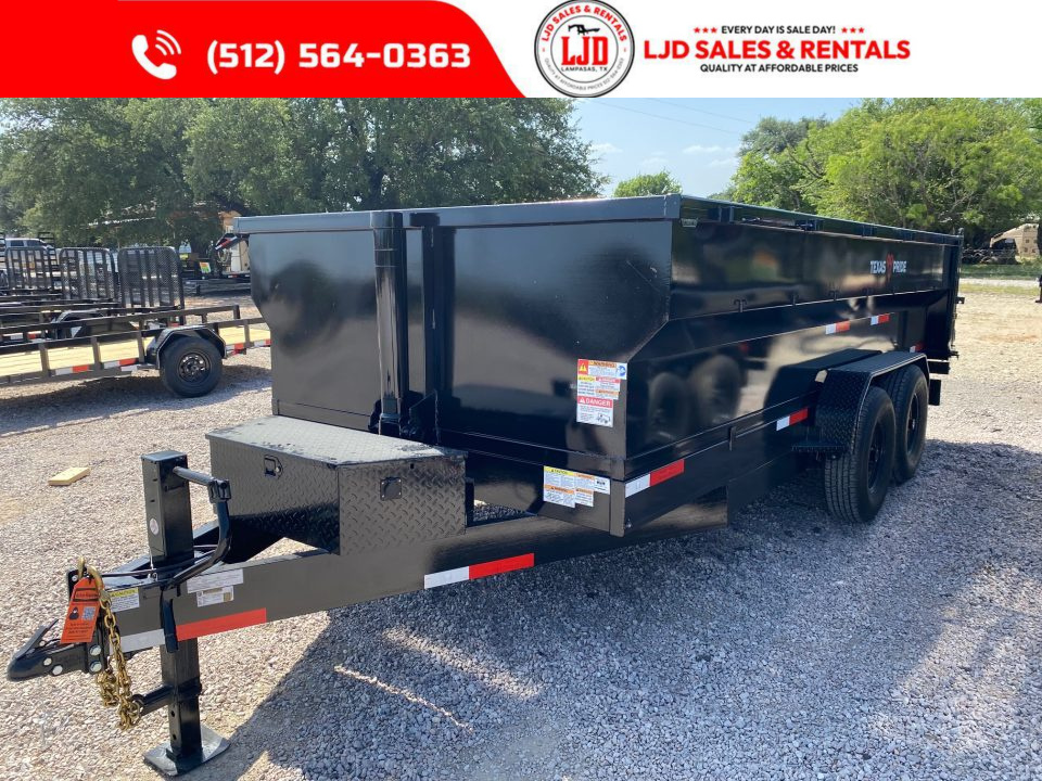 New 2026 US Built - 16'x3' - 16K GVWR - Spreader - Ramps - Dump Trailer
