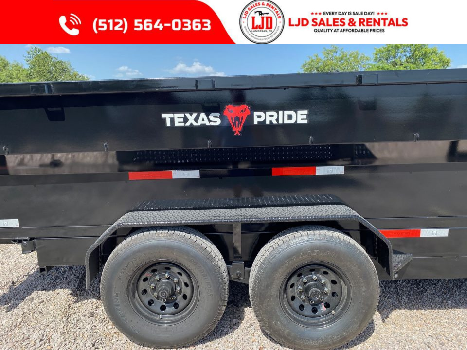New 2026 US Built - 16'x3' - 16K GVWR - Spreader - Ramps - Dump Trailer
