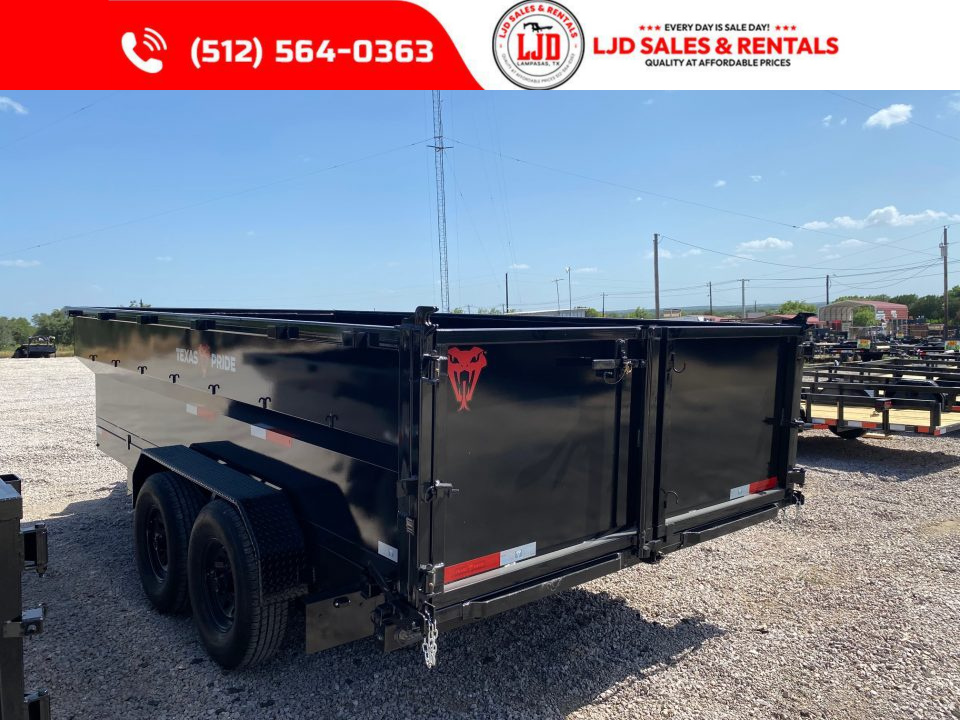 New 2026 US Built - 16'x3' - 16K GVWR - Spreader - Ramps - Dump Trailer