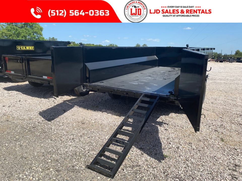 New 2026 US Built - 16'x3' - 16K GVWR - Spreader - Ramps - Dump Trailer