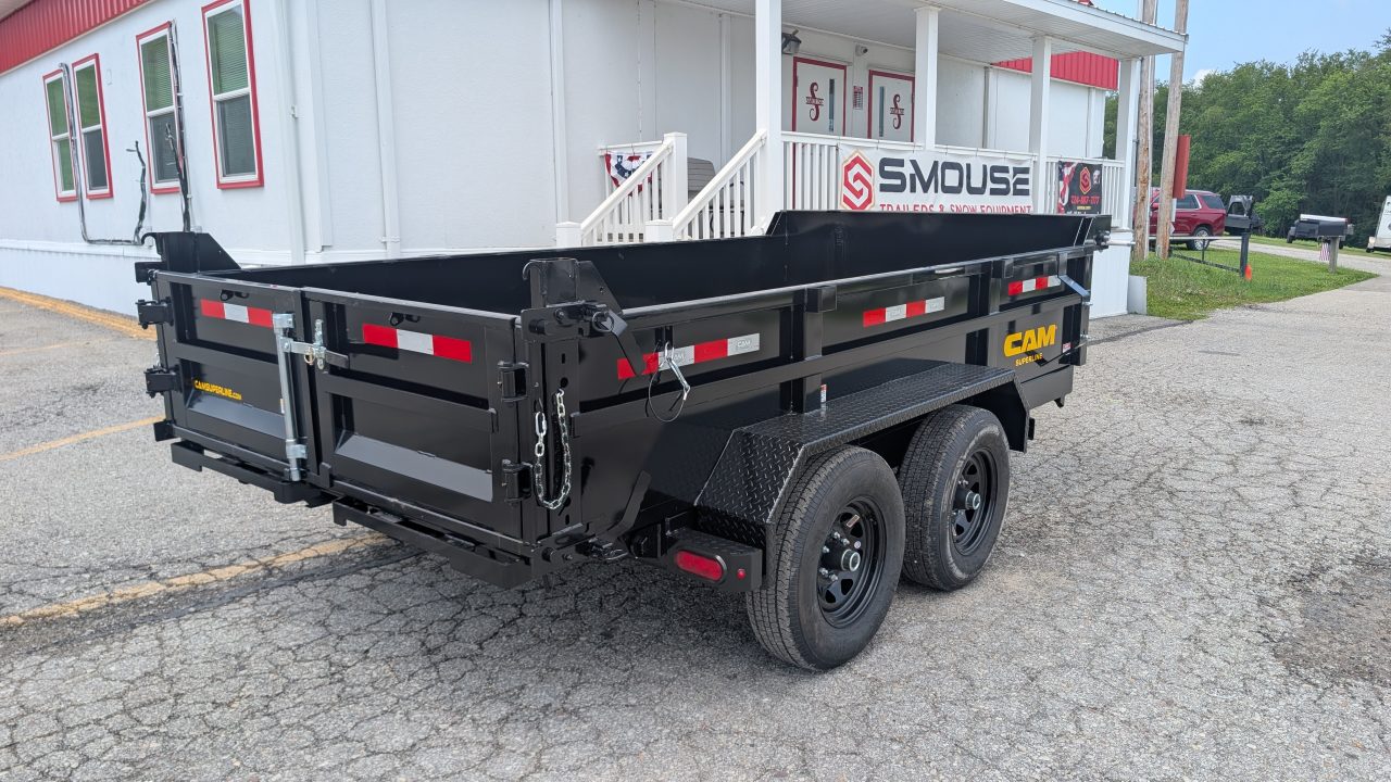 New 2026 CAM Superline 6x12 Lo Pro Standard Duty Equipment Dump Trailer