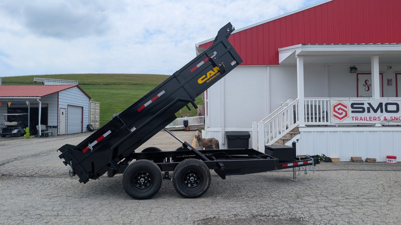 New 2026 CAM Superline 6x12 Lo Pro Standard Duty Equipment Dump Trailer