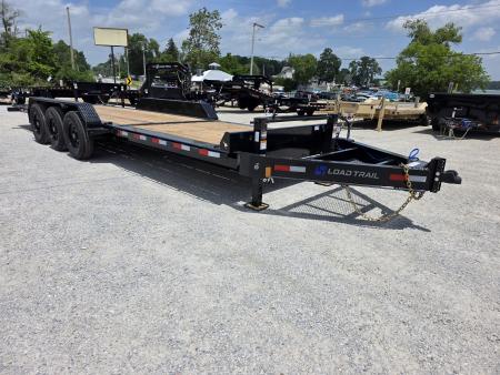 New 2026 Load Trail 83" X 24' 83X24 Tilt-N-Go 21K Triple Axle Tilt Deck I-Beam Frame EQUIPMENT TRAILER Tilt Trailer