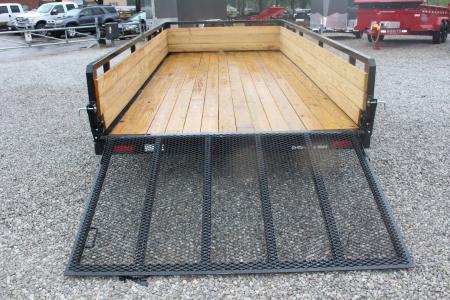 New 2026 Sure-Trac 7' x 16' 3-Board High Side Utility Trailer - 7000# GVW