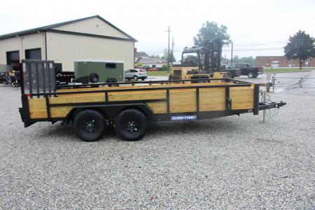 New 2026 Sure-Trac 7' x 16' 3-Board High Side Utility Trailer - 7000# GVW