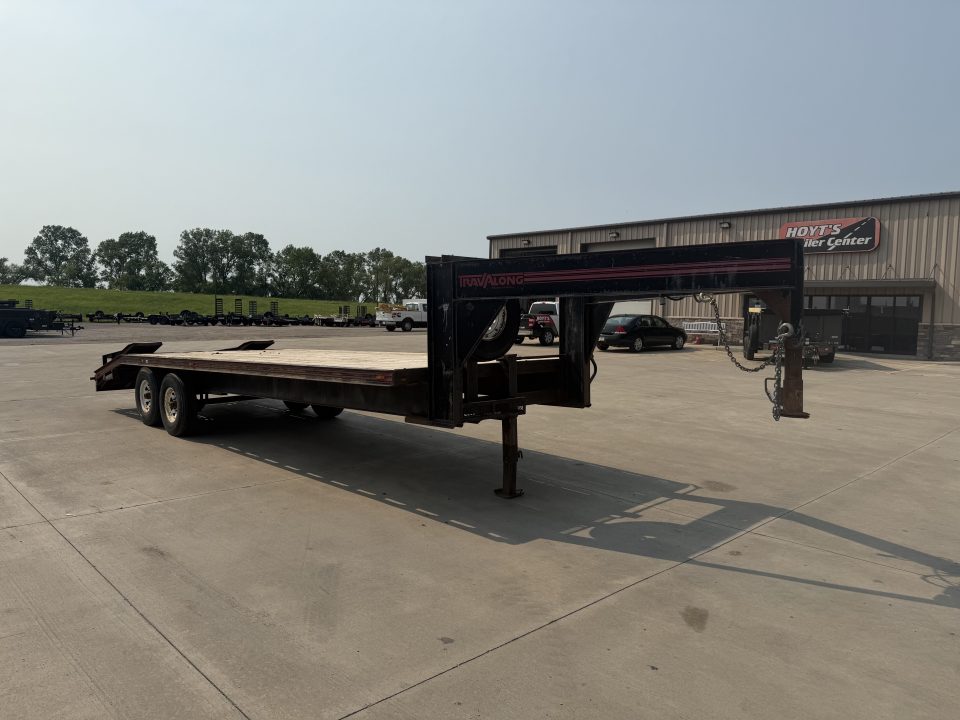 Used 1991 Travalong Gooseneck Flatbed Trailer