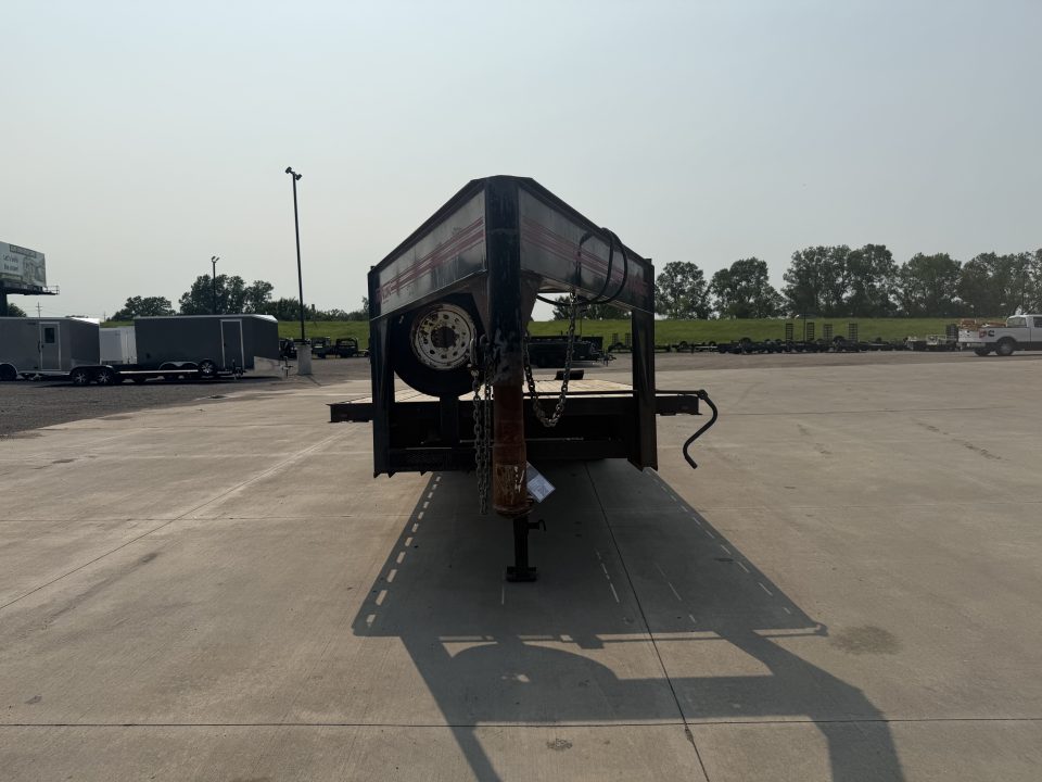 Used 1991 Travalong Gooseneck Flatbed Trailer