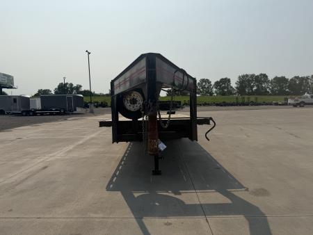 Used 1991 Travalong Gooseneck Flatbed Trailer