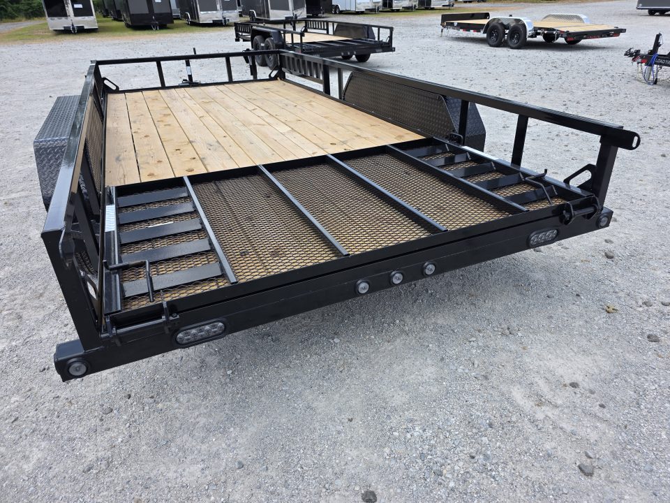 New 2026 Load Trail 83 X 16 TANDEM AXLE UTILITY TRAILER SIDE LOAD RAMPS 83X16 Utility Trailer