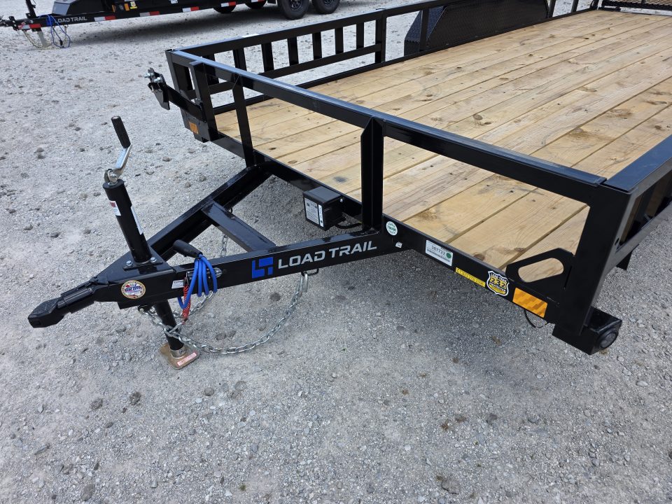 New 2026 Load Trail 83 X 16 TANDEM AXLE UTILITY TRAILER SIDE LOAD RAMPS 83X16 Utility Trailer