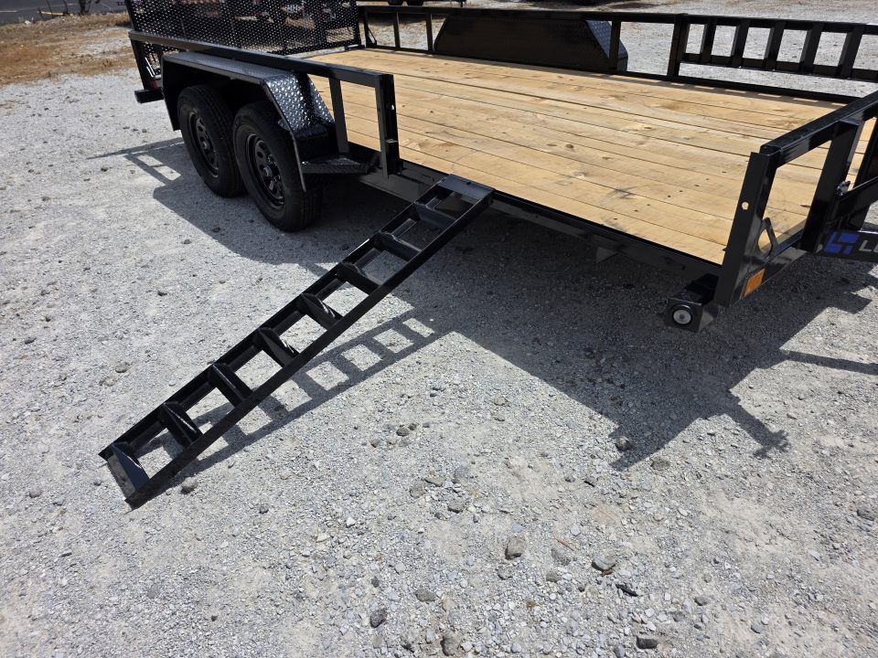 New 2026 Load Trail 83 X 16 TANDEM AXLE UTILITY TRAILER SIDE LOAD RAMPS 83X16 Utility Trailer