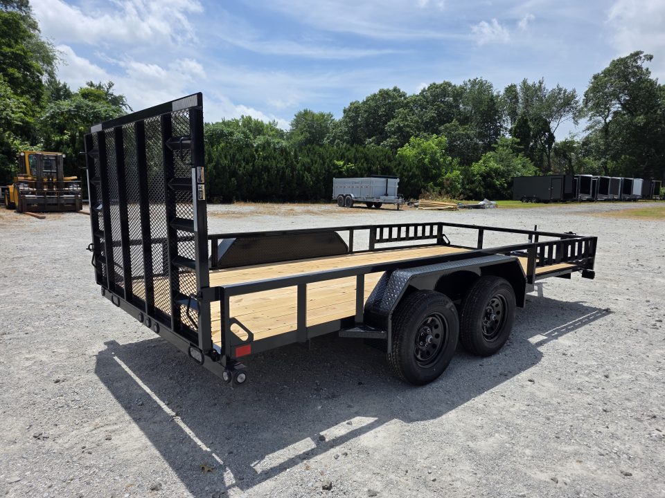 New 2026 Load Trail 83 X 16 TANDEM AXLE UTILITY TRAILER SIDE LOAD RAMPS 83X16 Utility Trailer