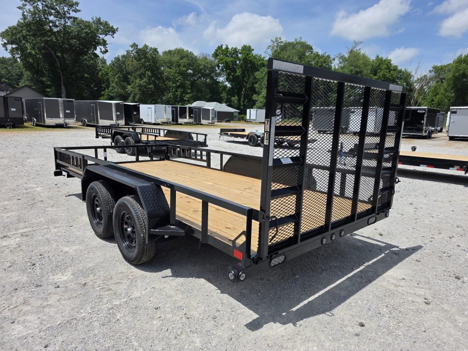 New 2026 Load Trail 83 X 16 TANDEM AXLE UTILITY TRAILER SIDE LOAD RAMPS 83X16 Utility Trailer