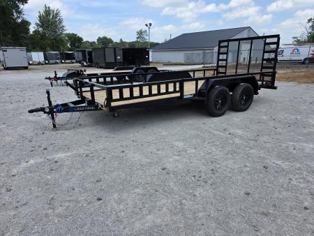 New 2026 Load Trail 83 X 16 TANDEM AXLE UTILITY TRAILER SIDE LOAD RAMPS 83X16 Utility Trailer