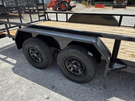 New 2026 Load Trail 83 X 16 TANDEM AXLE UTILITY TRAILER SIDE LOAD RAMPS 83X16 Utility Trailer