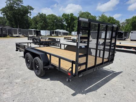 New 2026 Load Trail 83 X 16 TANDEM AXLE UTILITY TRAILER SIDE LOAD RAMPS 83X16 Utility Trailer
