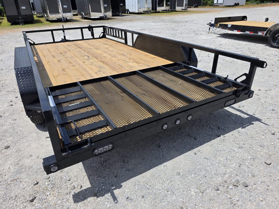 New 2026 Load Trail 83 X 16 TANDEM AXLE UTILITY TRAILER SIDE LOAD RAMPS 83X16 Utility Trailer