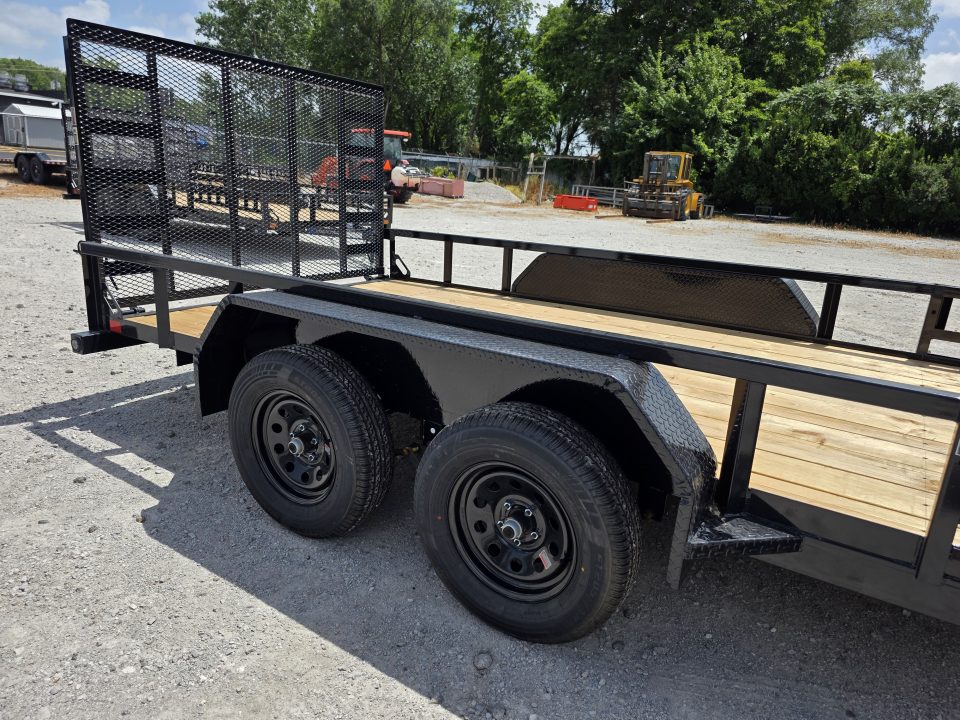 New 2026 Load Trail 83 X 16 TANDEM AXLE UTILITY TRAILER SIDE LOAD RAMPS 83X16 Utility Trailer