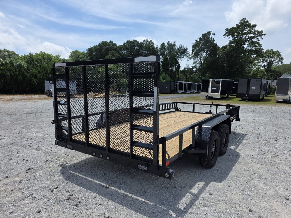 New 2026 Load Trail 83 X 16 TANDEM AXLE UTILITY TRAILER SIDE LOAD RAMPS 83X16 Utility Trailer