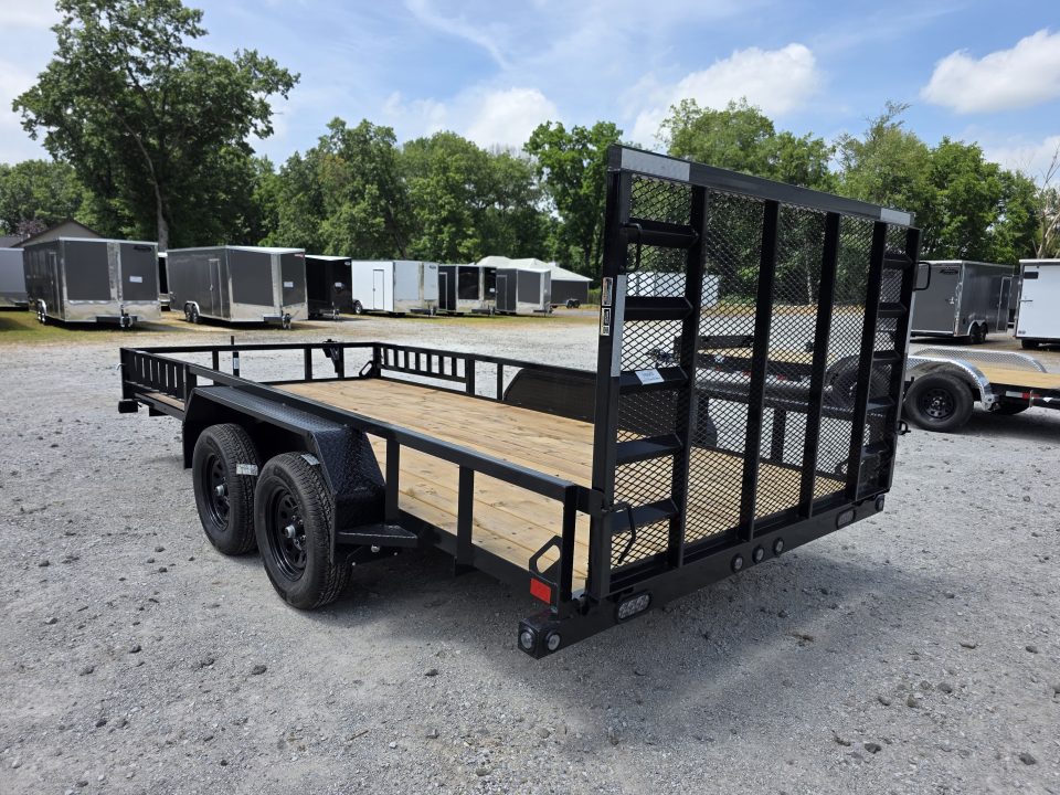 New 2026 Load Trail 83 X 16 TANDEM AXLE UTILITY TRAILER SIDE LOAD RAMPS 83X16 Utility Trailer