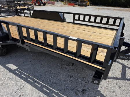 New 2026 Load Trail 83 X 16 TANDEM AXLE UTILITY TRAILER SIDE LOAD RAMPS 83X16 Utility Trailer