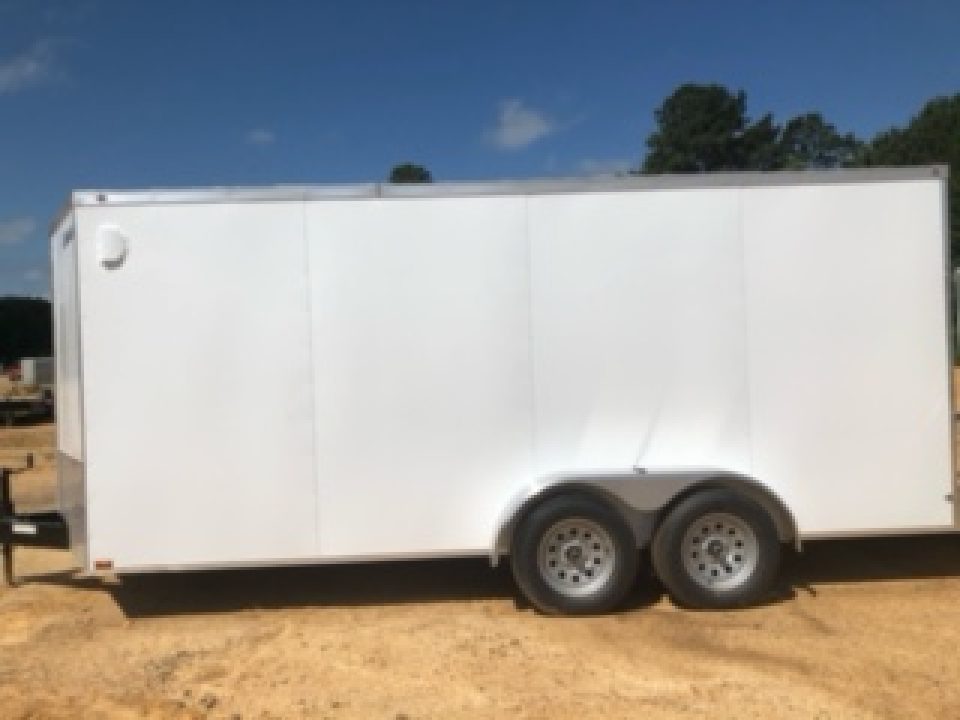 New 2026 Other 7''x16' triple r enclosed ta, white Cargo / Enclosed Trailer