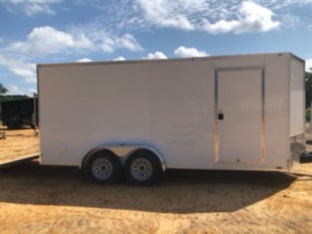 New 2026 Other 7''x16' triple r enclosed ta, white Cargo / Enclosed Trailer