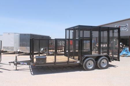 New 2026 Texas Bragg Trailers 77x16x6 PPTT Trash