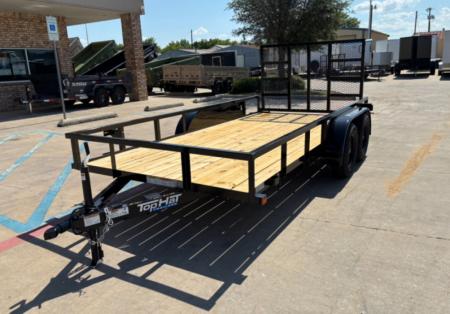 New 2026 Top Hat Trailers LDT-14X77-5E-R Utility Trailer