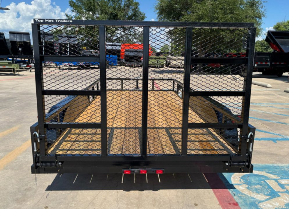 New 2026 Top Hat Trailers LDT-14X77-5E-R Utility Trailer