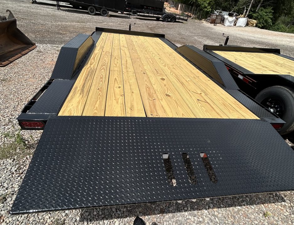 New 2026 Golden Arm 102"x20' Tandem Axle Equipment Trailer-TILT-7K Axles