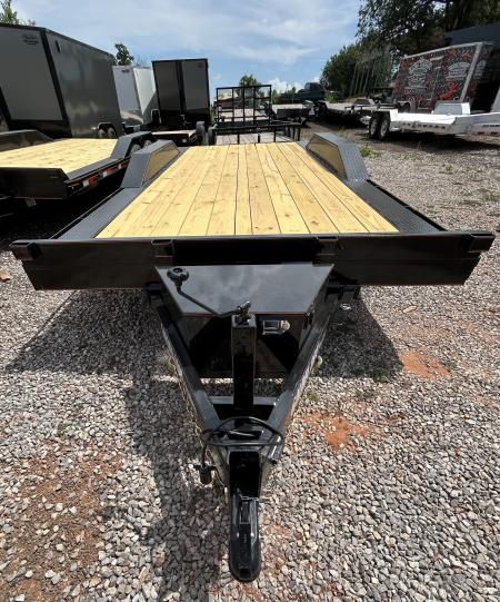 New 2026 Golden Arm 102"x20' Tandem Axle Equipment Trailer-TILT-7K Axles