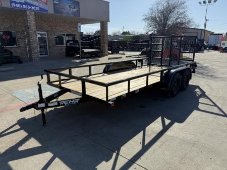New 2026 Top Hat Trailers LDX 16X77 Utility Trailer
