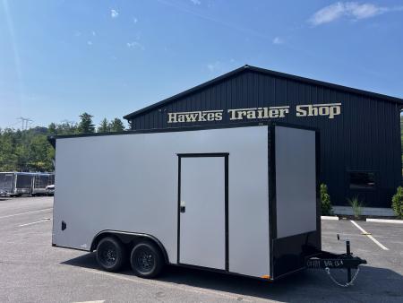 New 2026 Panther Cargo 8.5X16+2ft V-Nose / .080 Polycore / Blackout Package/ 7'6" interior -7000 GVW