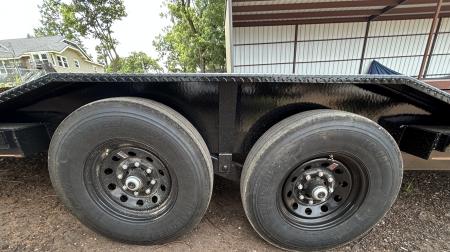New 2026 Golden Arm 102"x22' Tandem Axles Equipment Trailer-TILT-7K Axles-14ply Tires