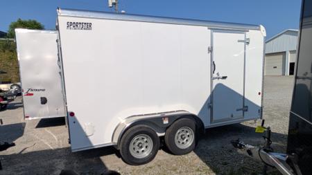 New 2026 Car Mate 6x14 HD Sportster Cargo Trailer w/ Ramp Door