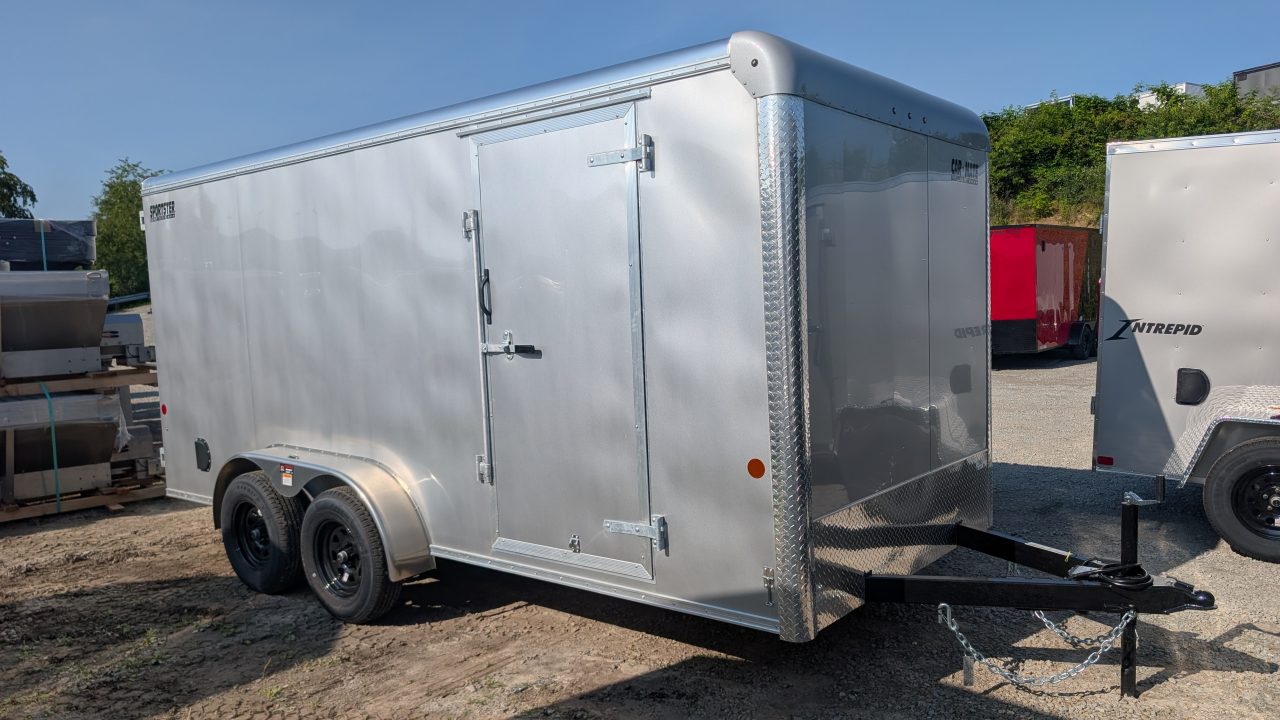 New 2026 Car Mate 7x16 HD Sportster Cargo Trailer w/ Barn Doors