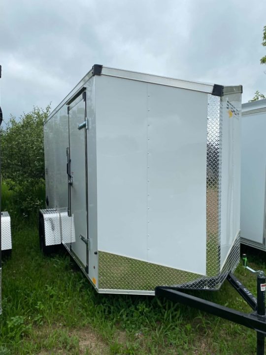 New 2026 Stealth Trailers 6X12 WHITE 6' Cargo / Enclosed Trailer