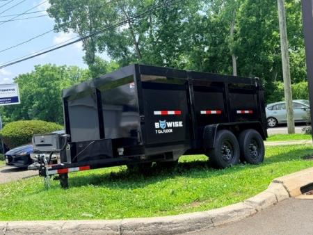 New 2027 BWISE DT14 81.5x12 14K Tandem Axle Dump Trailer