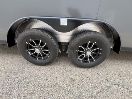 New 2027 Forest River Aluminum Ameralite-Lite 7.5' x 16' + 20" V-Front w/ UTV & Black Out Package Cargo / Enclosed Trailer