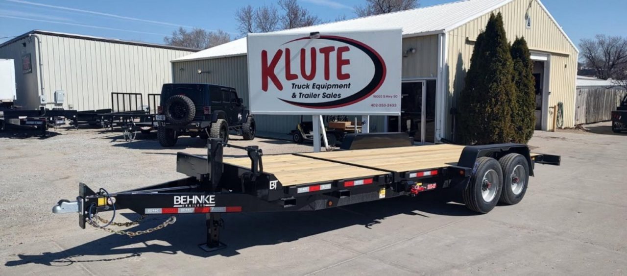 New 2027 Behnke 16+6 Tube Tilt 20K Equipment Trailer