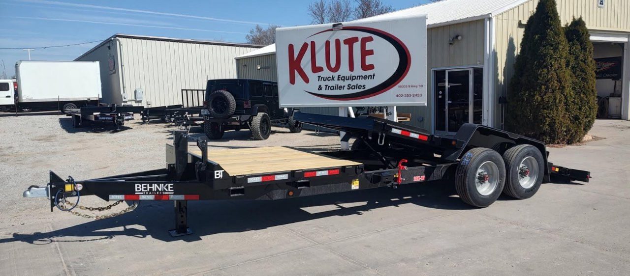 New 2027 Behnke 16+6 Tube Tilt 20K Equipment Trailer