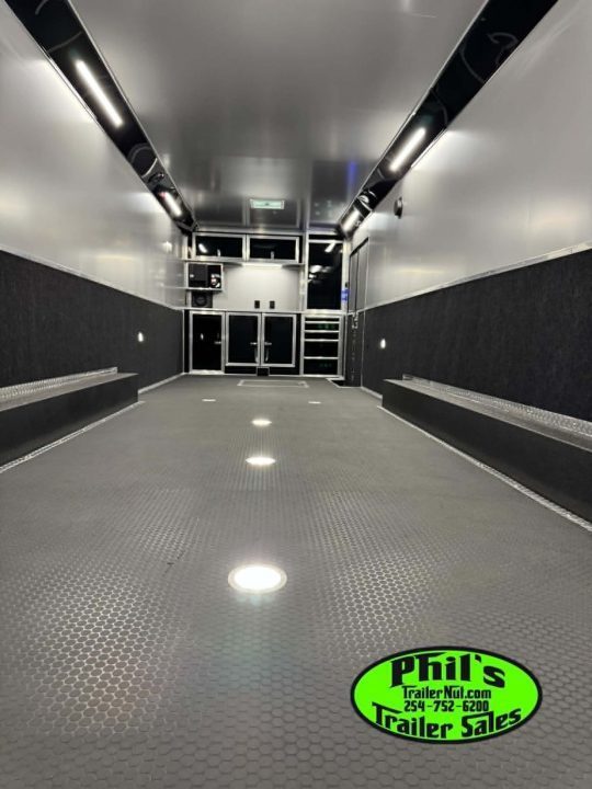 New Haulmark 34' EDGE PRO Car / Racing Trailer AWNING, AIRLINES & TONGUE BOX!