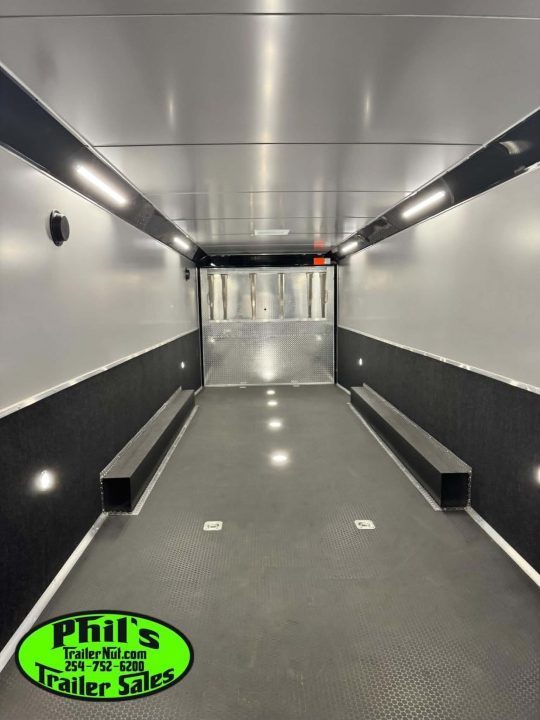 New Haulmark 34' EDGE PRO Car / Racing Trailer AWNING, AIRLINES & TONGUE BOX!