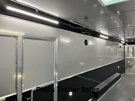 New Haulmark 34' EDGE PRO Car / Racing Trailer AWNING, AIRLINES & TONGUE BOX!
