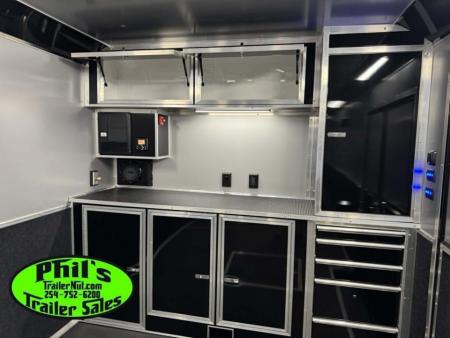 New Haulmark 34' EDGE PRO Car / Racing Trailer AWNING, AIRLINES & TONGUE BOX!