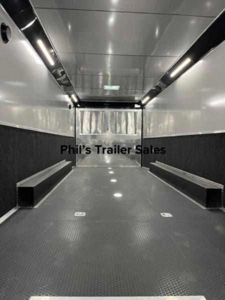 New Haulmark 34' EDGE PRO Car / Racing Trailer AWNING, AIRLINES & TONGUE BOX!