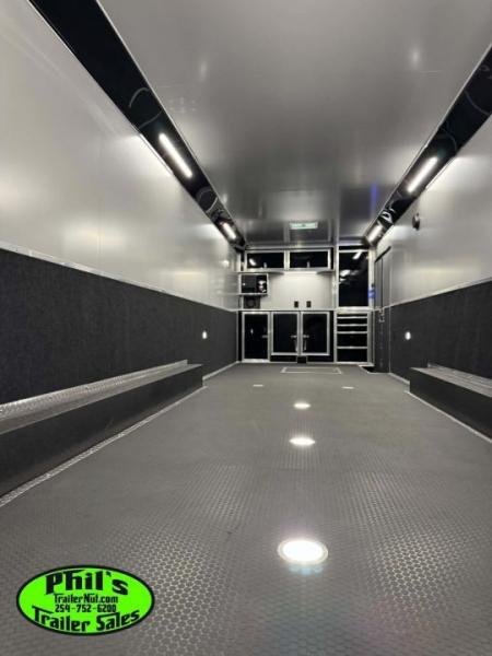 New Haulmark 34' EDGE PRO Car / Racing Trailer AWNING, AIRLINES & TONGUE BOX!
