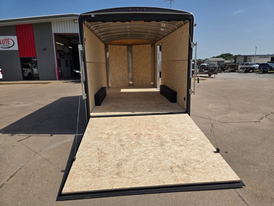 New 2026 H&H Trailers 8x16 HH Series Round Top V-Nose 10K Tandem Cargo / Enclosed Trailer